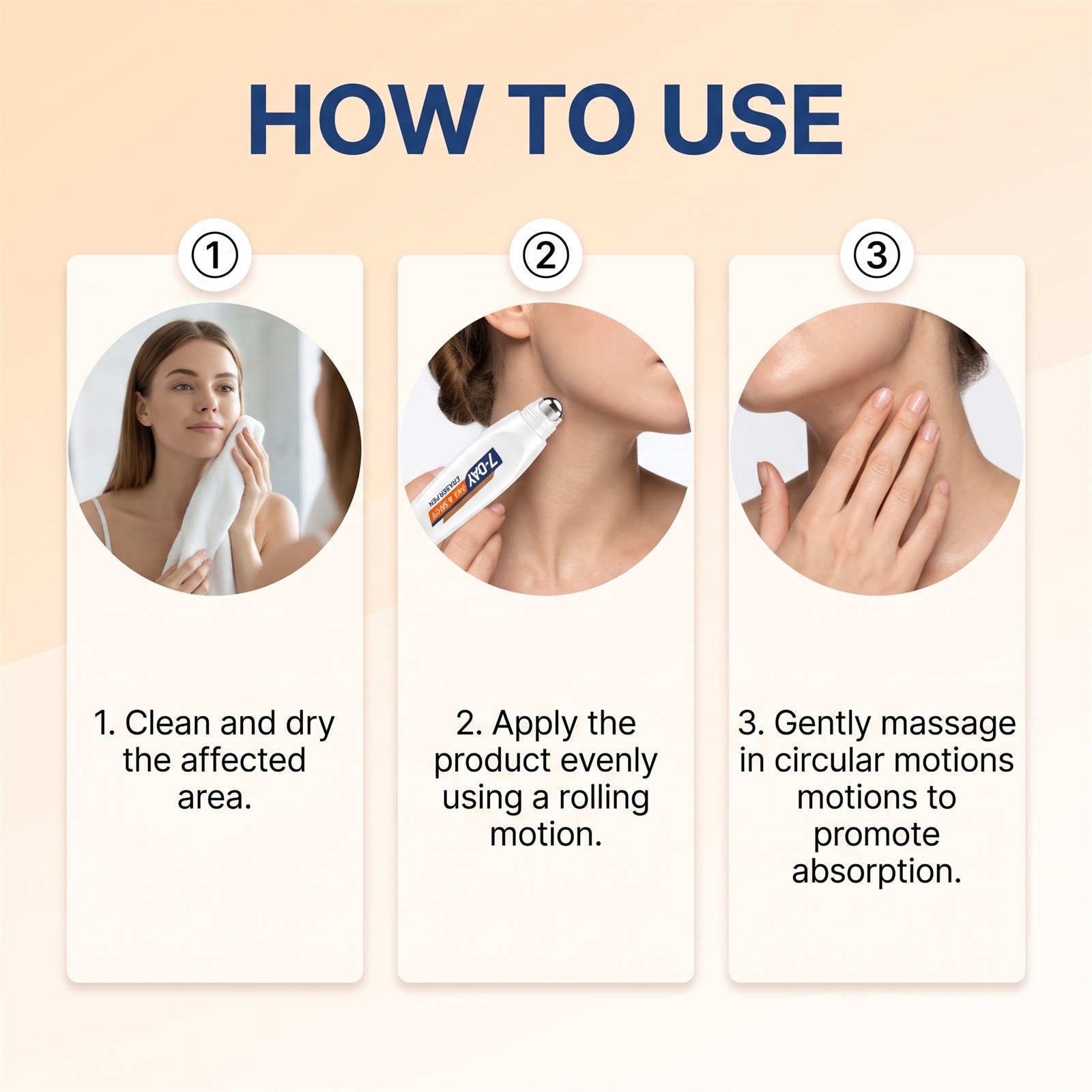 Skin Care Pen Spot Application Cleansing Brighten Complexion Smooth Nourish Skin Refreshing Body Partial Area