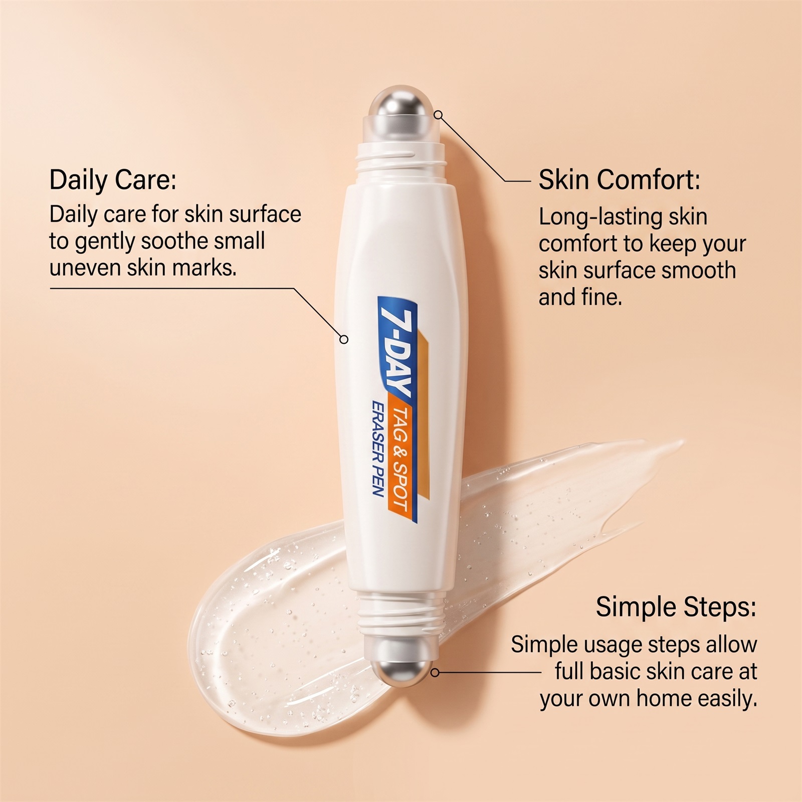 Skin Care Pen Spot Application Cleansing Brighten Complexion Smooth Nourish Skin Refreshing Body Partial Area