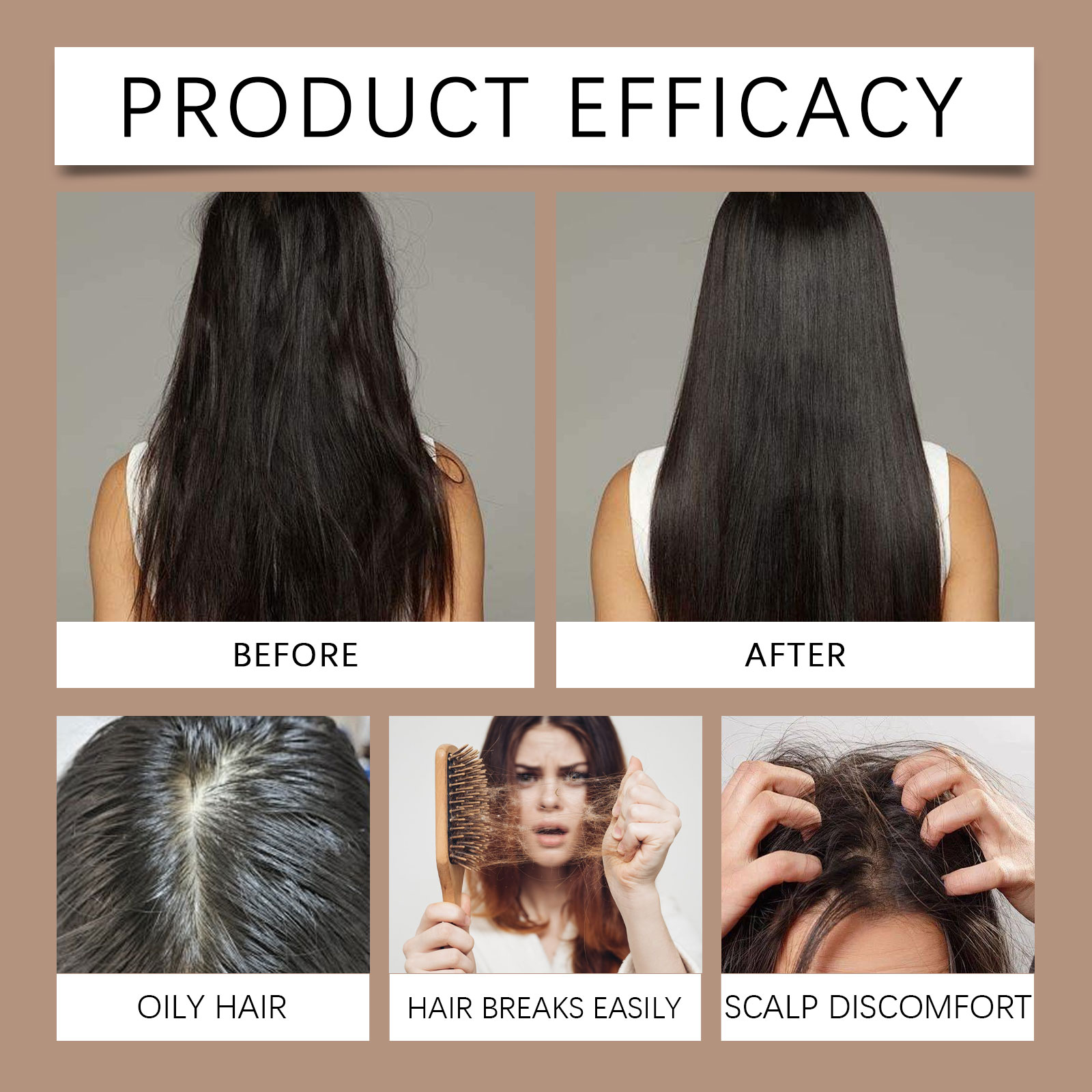 Scalp Massage Comb Comfortable Care Natural Fluffy Untangle Hair Beauty Daily Hair Styling Gentle Head Relax Soft Smooth Healthy Tresses