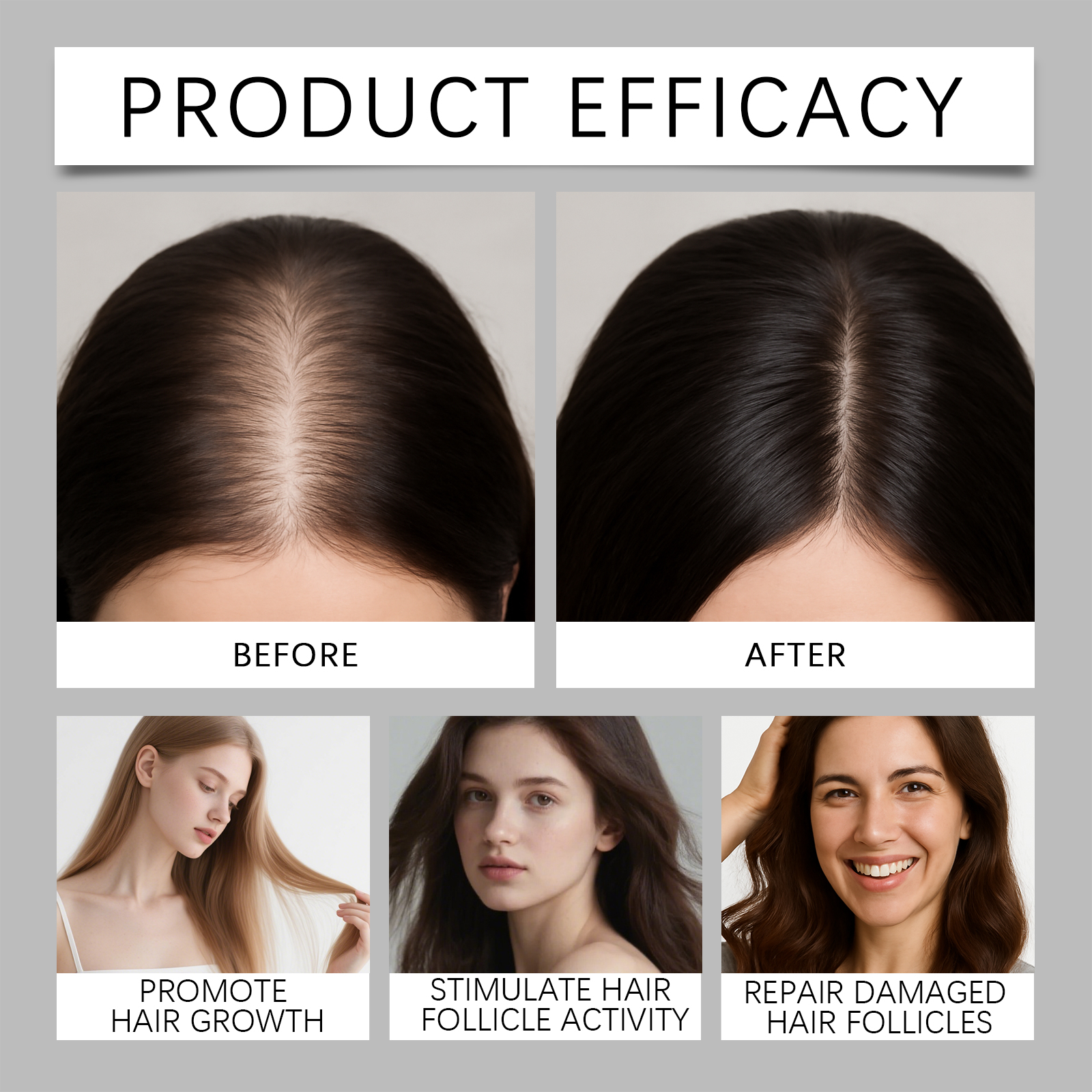 Hair Care Spray Light Texture Daily Nourish Moist Soft Fix Frizzy Hair Portable Use For All Strands