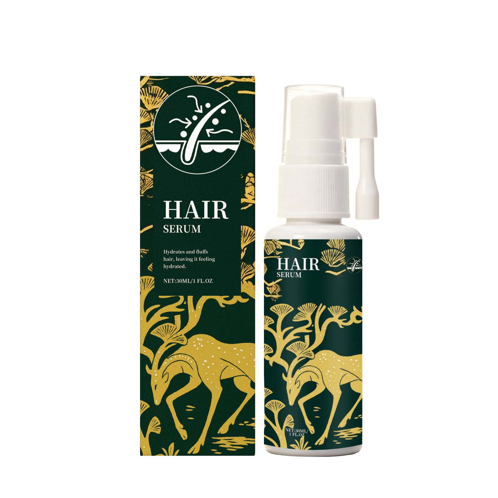 Hair Care Spray Light Texture Daily Nourish Moist Soft Fix Frizzy Hair Portable Use For All Strands
