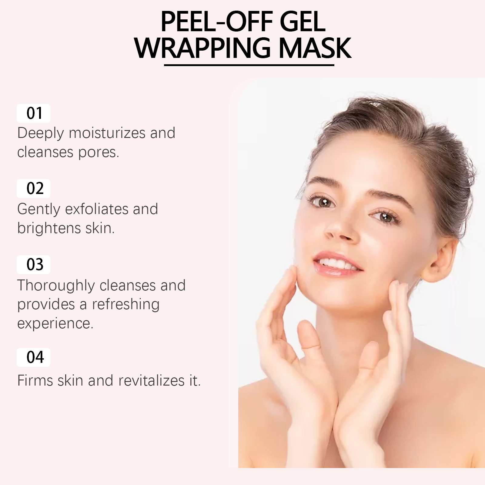 Moisturizing Anti Wart Peel Off Mask Deep Cleansing Hydrating Firming Skin Facial Care