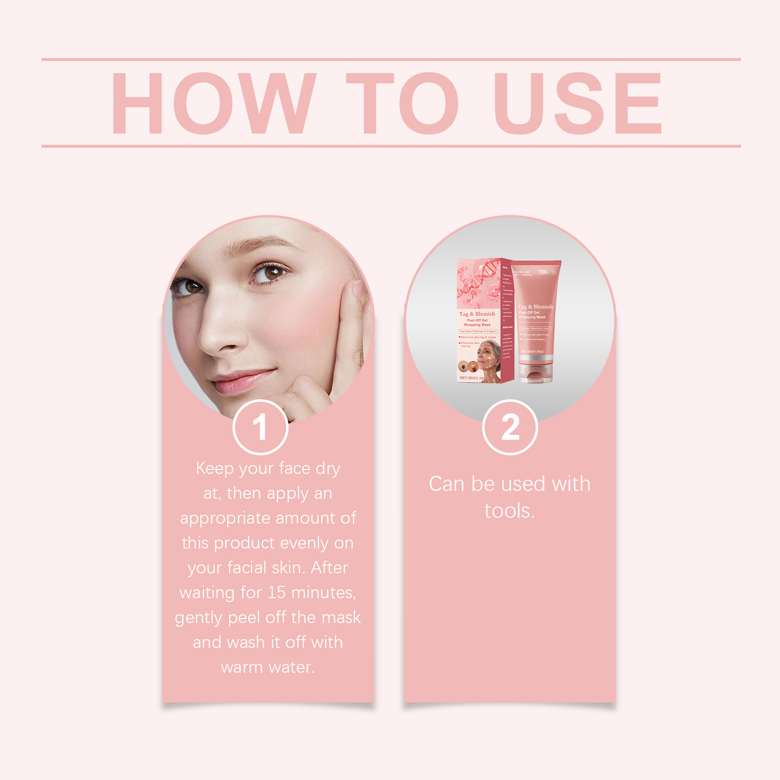 Moisturizing Anti Wart Peel Off Mask Deep Cleansing Hydrating Firming Skin Facial Care