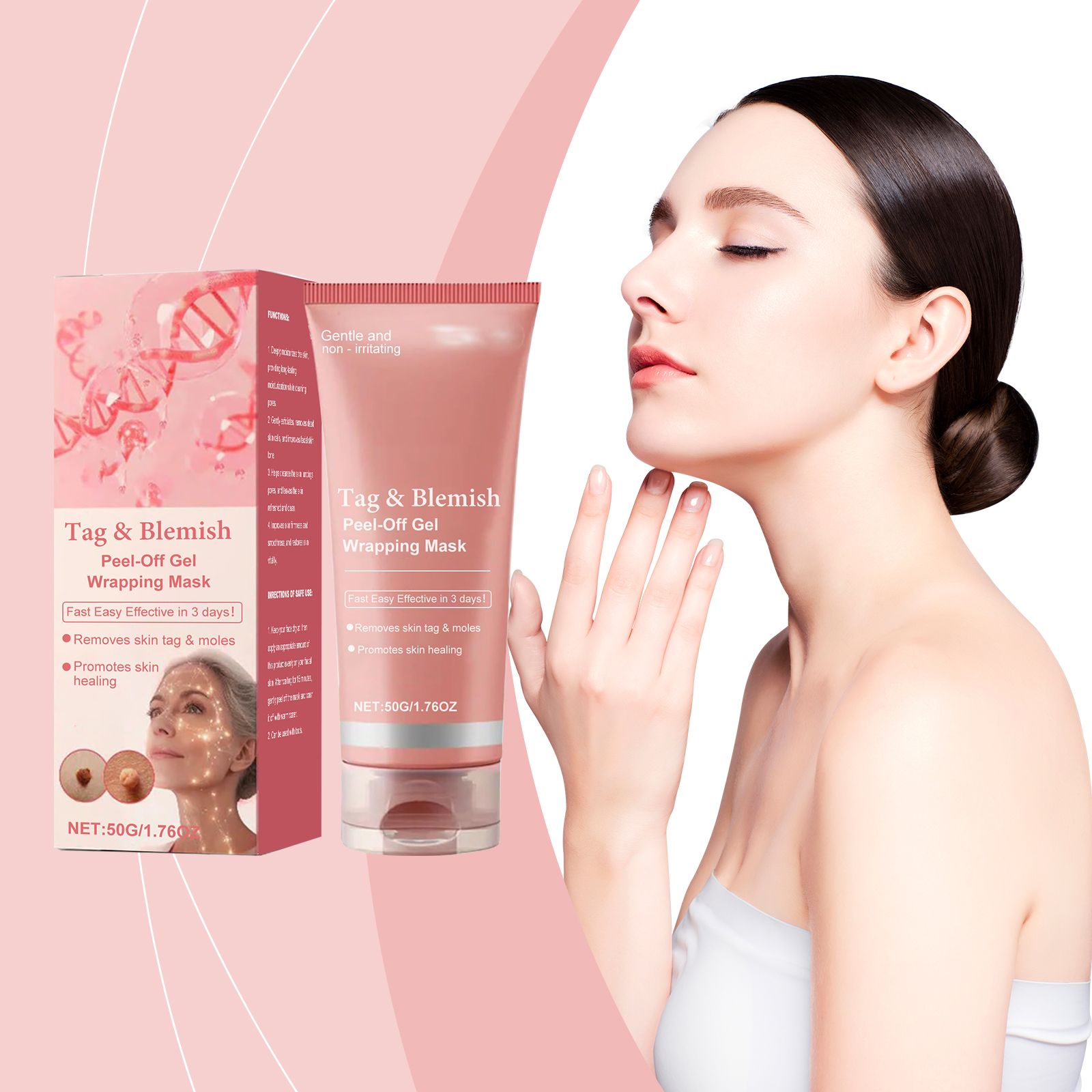 Moisturizing Anti Wart Peel Off Mask Deep Cleansing Hydrating Firming Skin Facial Care