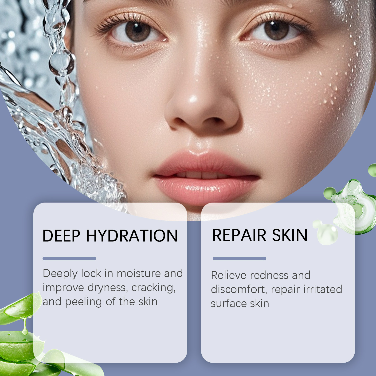 Mild Moisturizing Ointment Hydrated Smooth Glowing Moisture Lock Aloe Gentle Ingredients Facial Skin Care