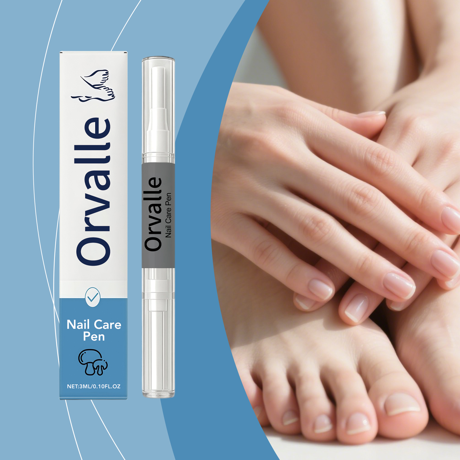 Nail Nourish Pen Mild Moist Shiny Essence Repair Daily Nail Surface Protect Smooth Care