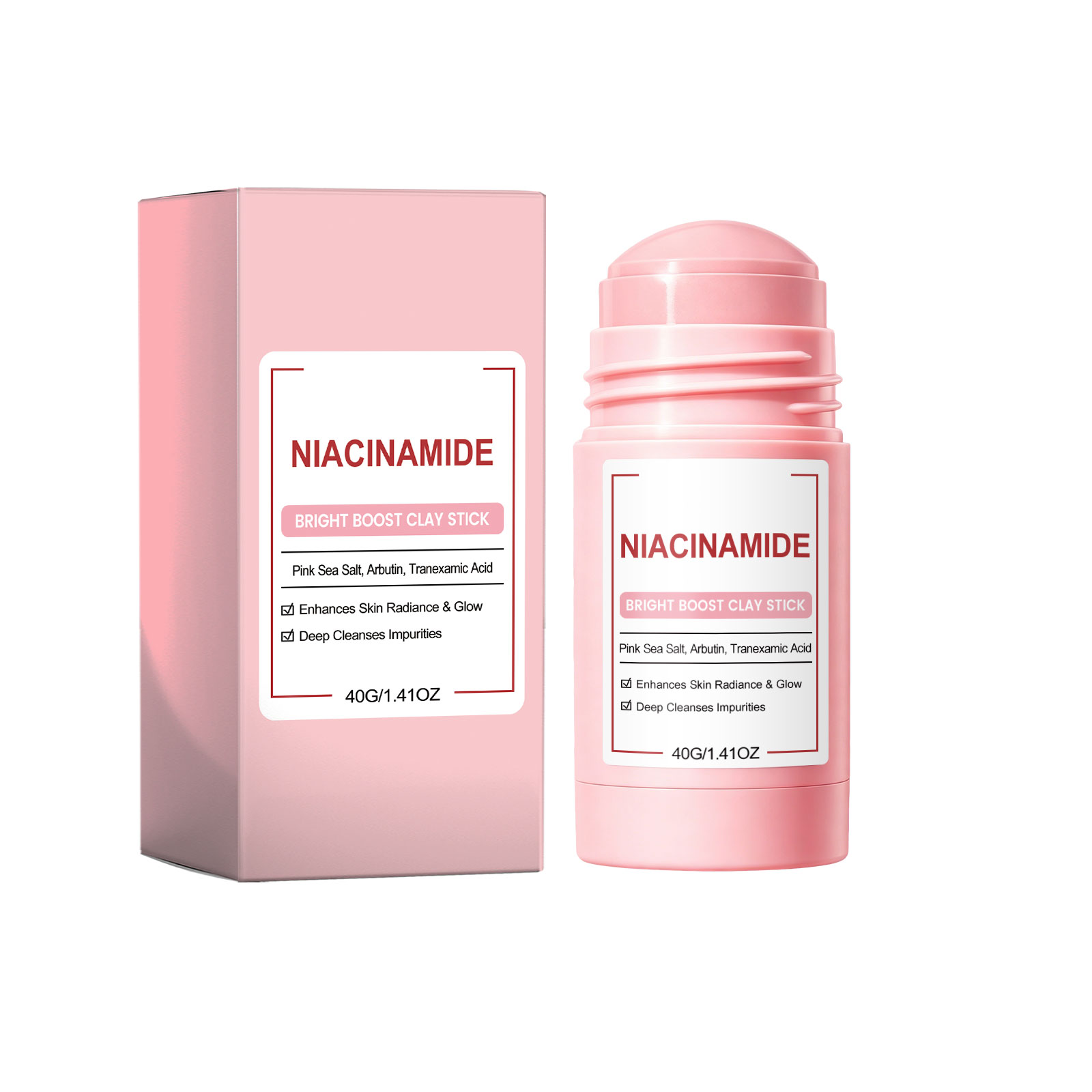 Nicotinamide Moisturizing Mask Stick Cleanses Hydrates Softens Brightens Gentle Facial Skin Daily Apply