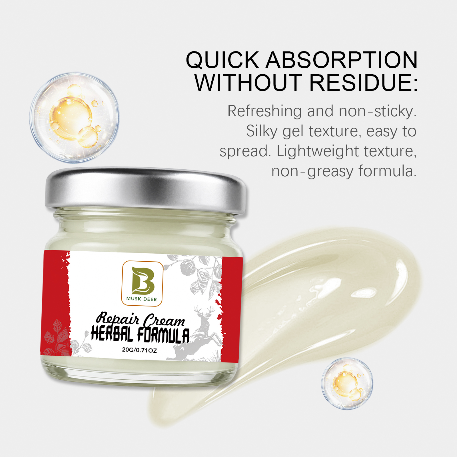 Skin Care Ointment Mild Cool NonSticky Comfortable Hydrating Soft For Rough Skin Whole Body All Seasons