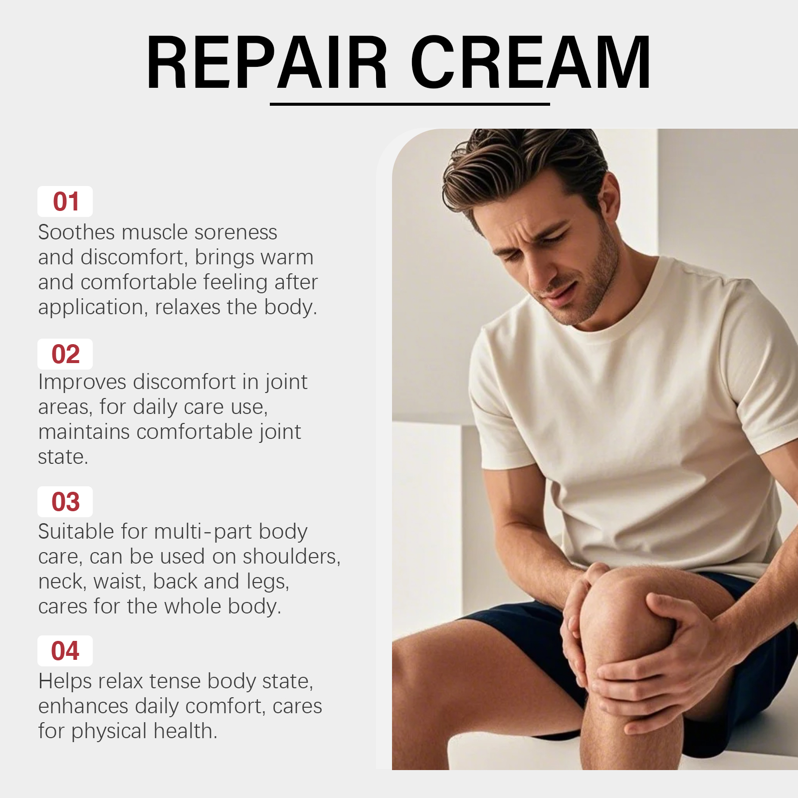 Skin Care Ointment Mild Cool NonSticky Comfortable Hydrating Soft For Rough Skin Whole Body All Seasons