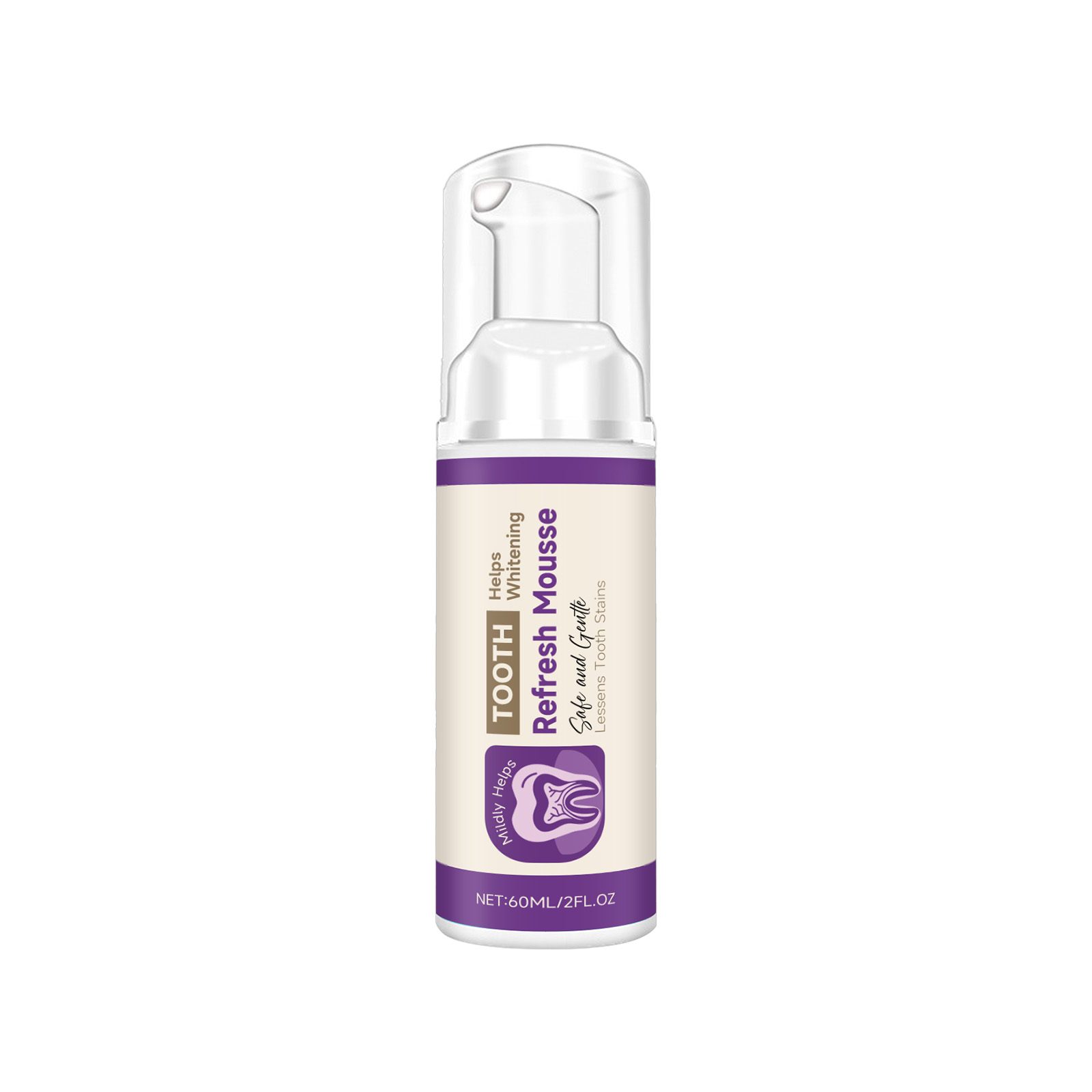 Teeth Fresh Mousse Mild Bright Protect Tooth Surface Clean Oral Odor Comfort Clean Care