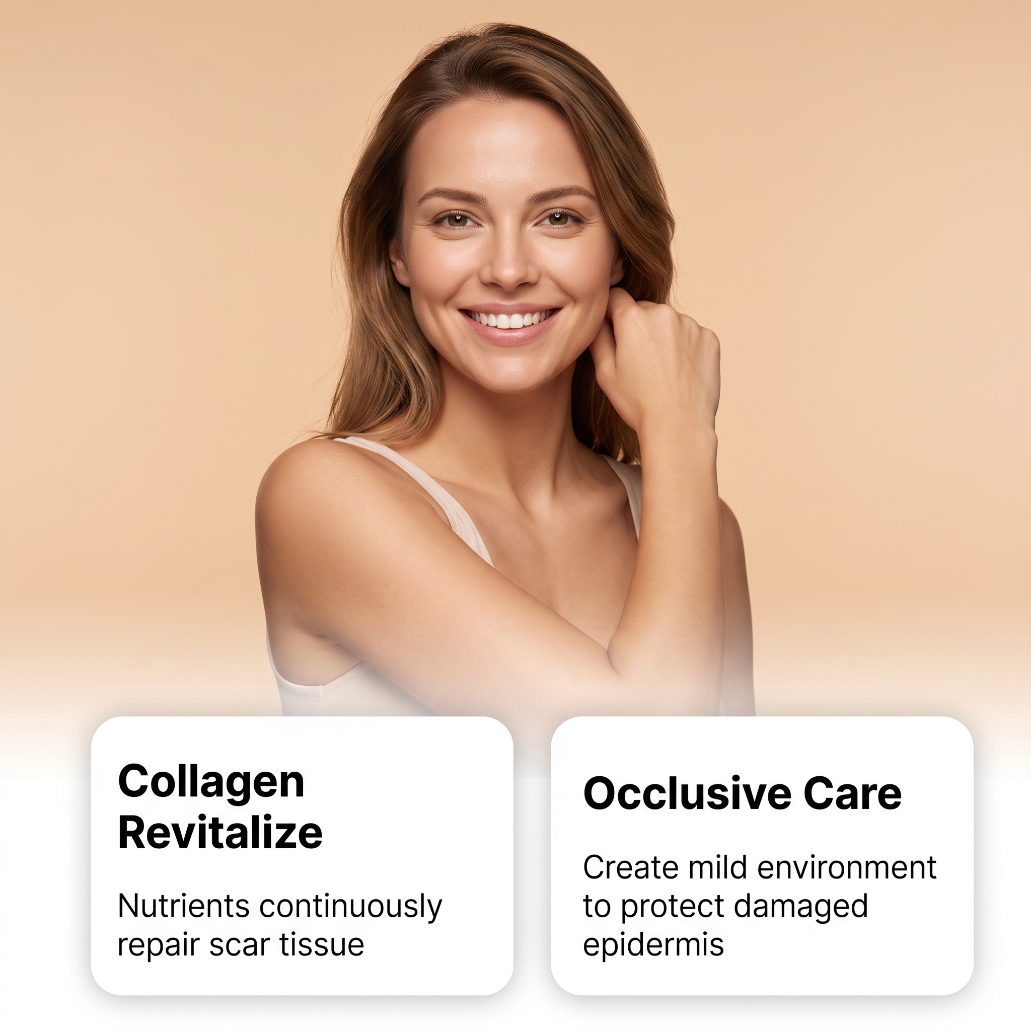 Skin Soft Patch Comfortable Fit Skin Friendly Breathable Delicate Smooth Light Conceal Defects Care Body Skin