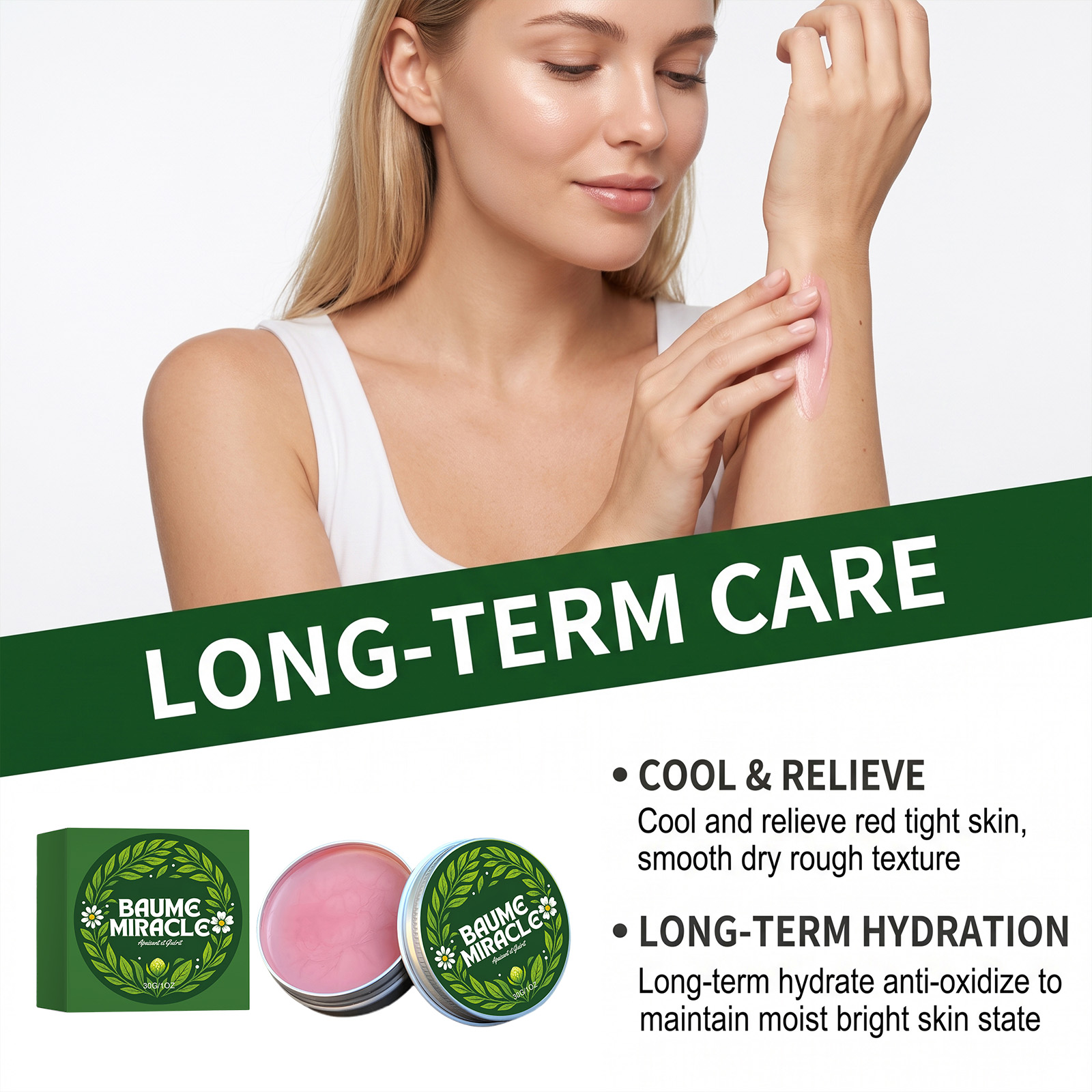 Skin Care Ointment Smoothing Comfortable Body Skin Hydrating Tender Mild External Daily Coating Care Paste