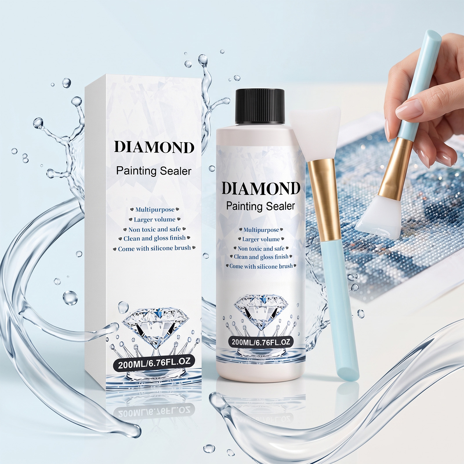 Diamond Painting Sealing Agent Diy Diamond Art Gloss Matte Shaping Glaze Antifouling Dustproof Protector