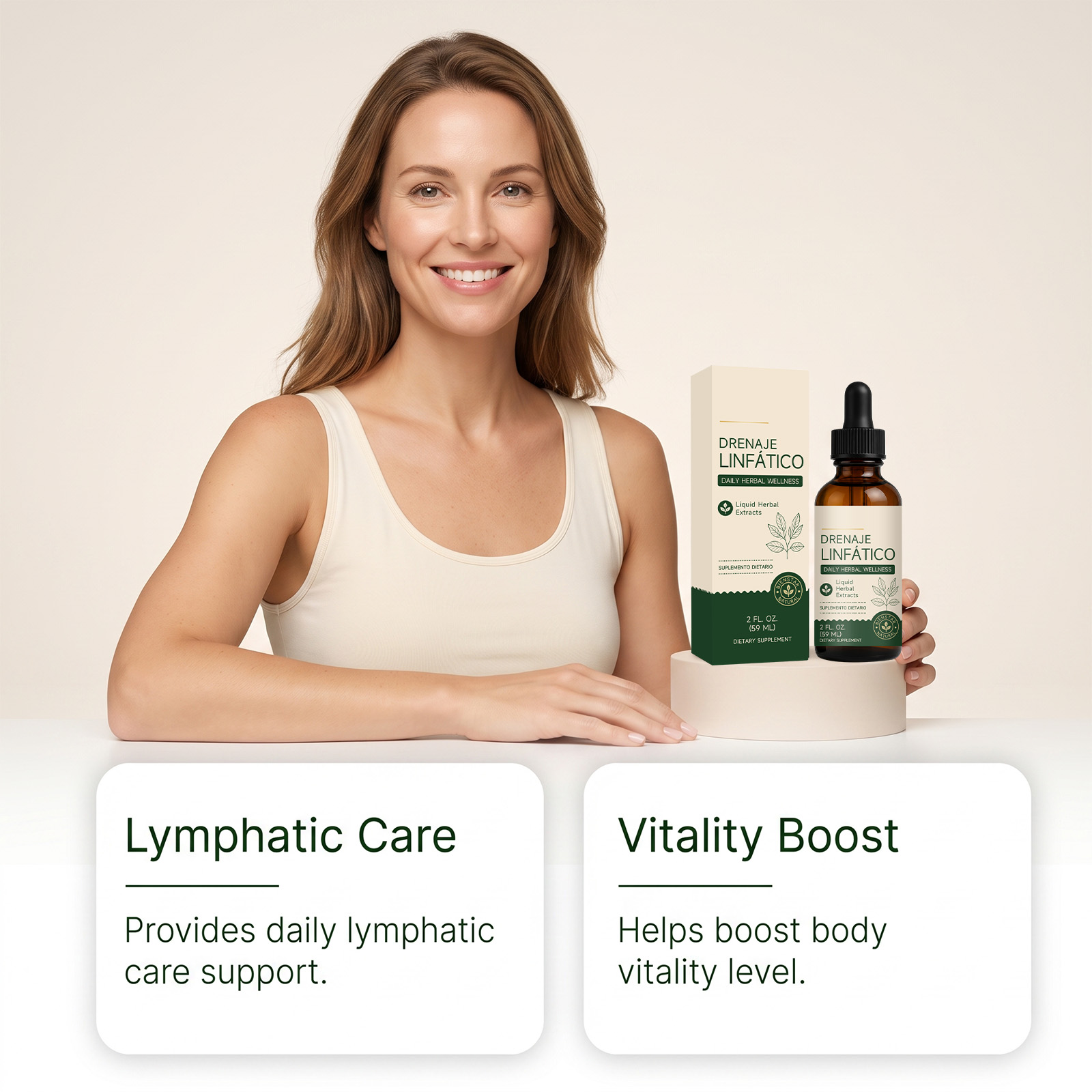 Body Daily Care Drops Mild Ingredients Easy Absorption Maintenance Boost Physical Vitality Condition Drops