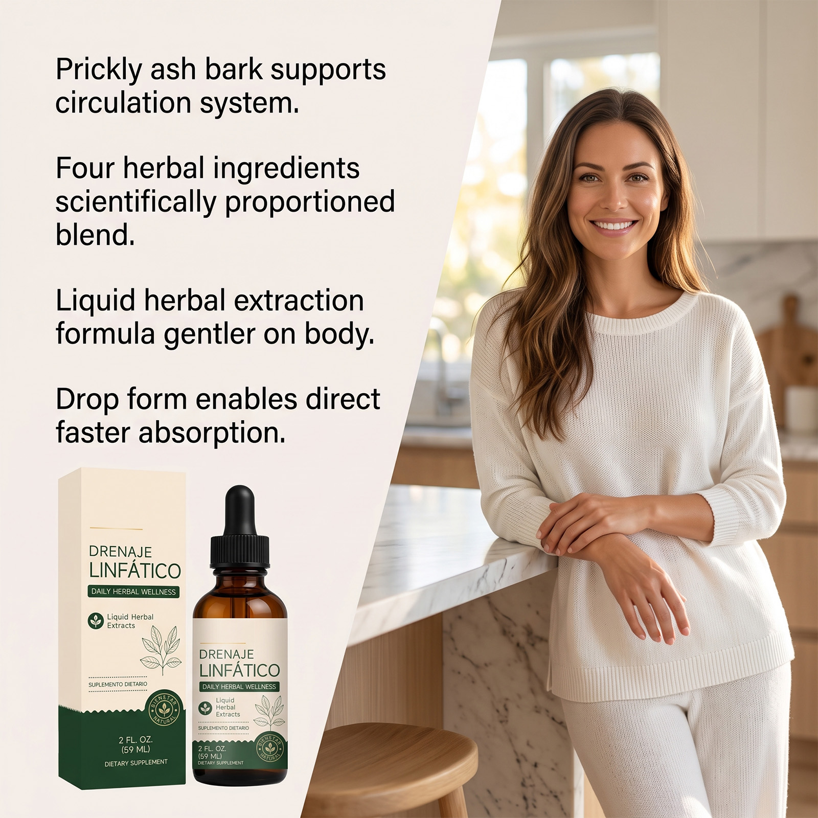 Body Daily Care Drops Mild Ingredients Easy Absorption Maintenance Boost Physical Vitality Condition Drops