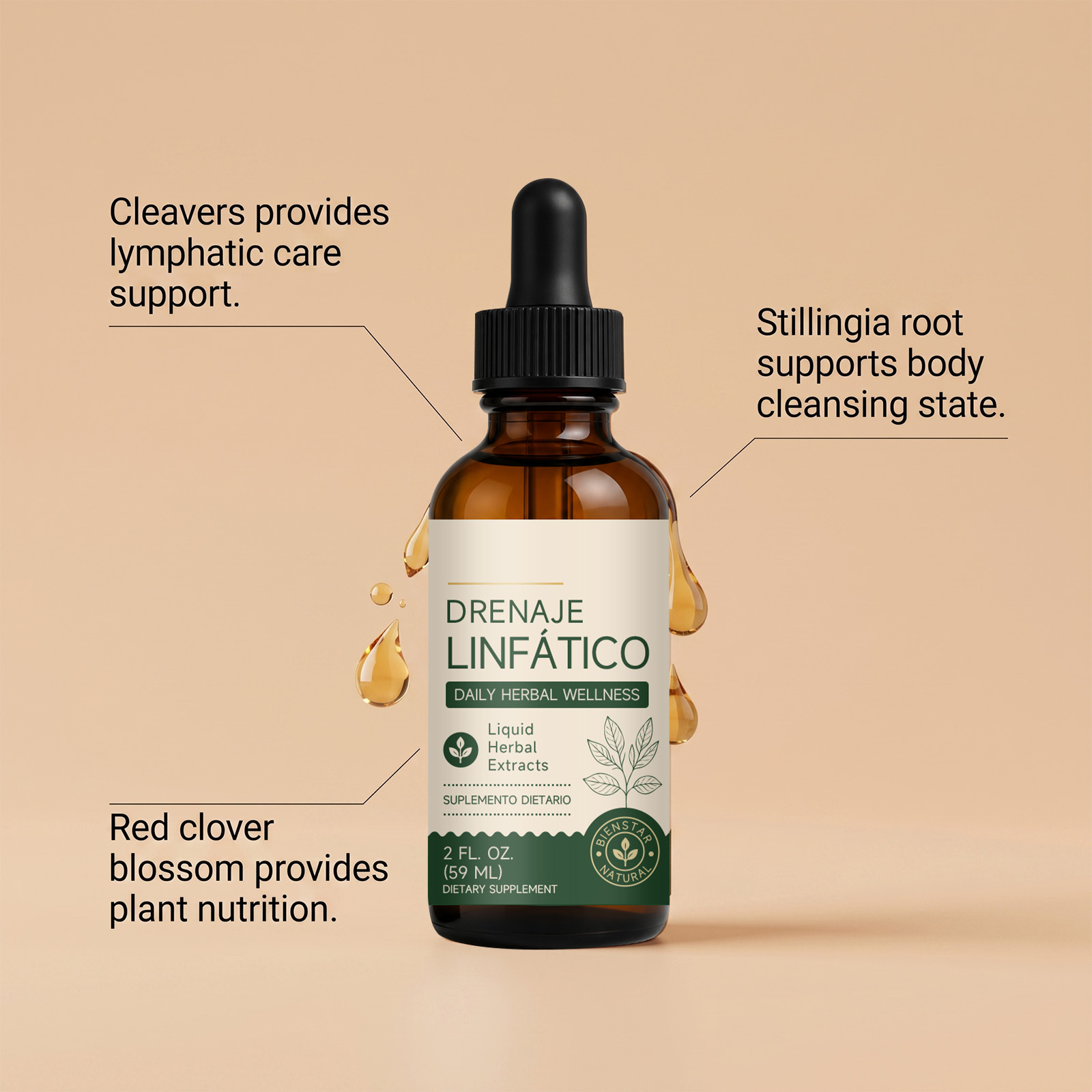Body Daily Care Drops Mild Ingredients Easy Absorption Maintenance Boost Physical Vitality Condition Drops