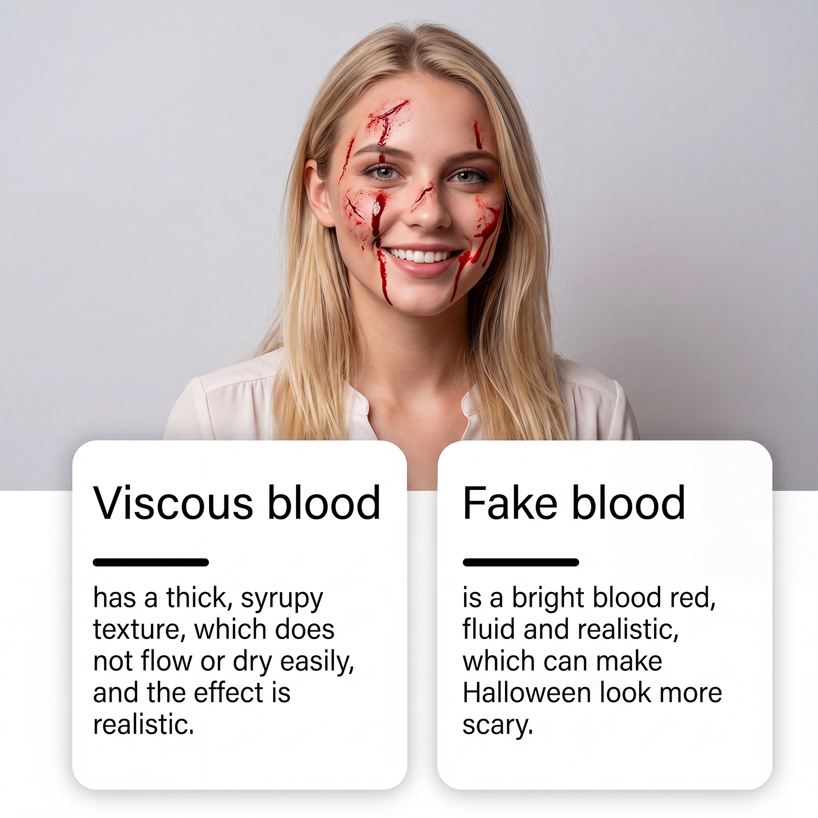 Halloween Fake Blood Makeup Set Build Festival Atmosphere Entertainment Horrible Party Blood Cosmetic