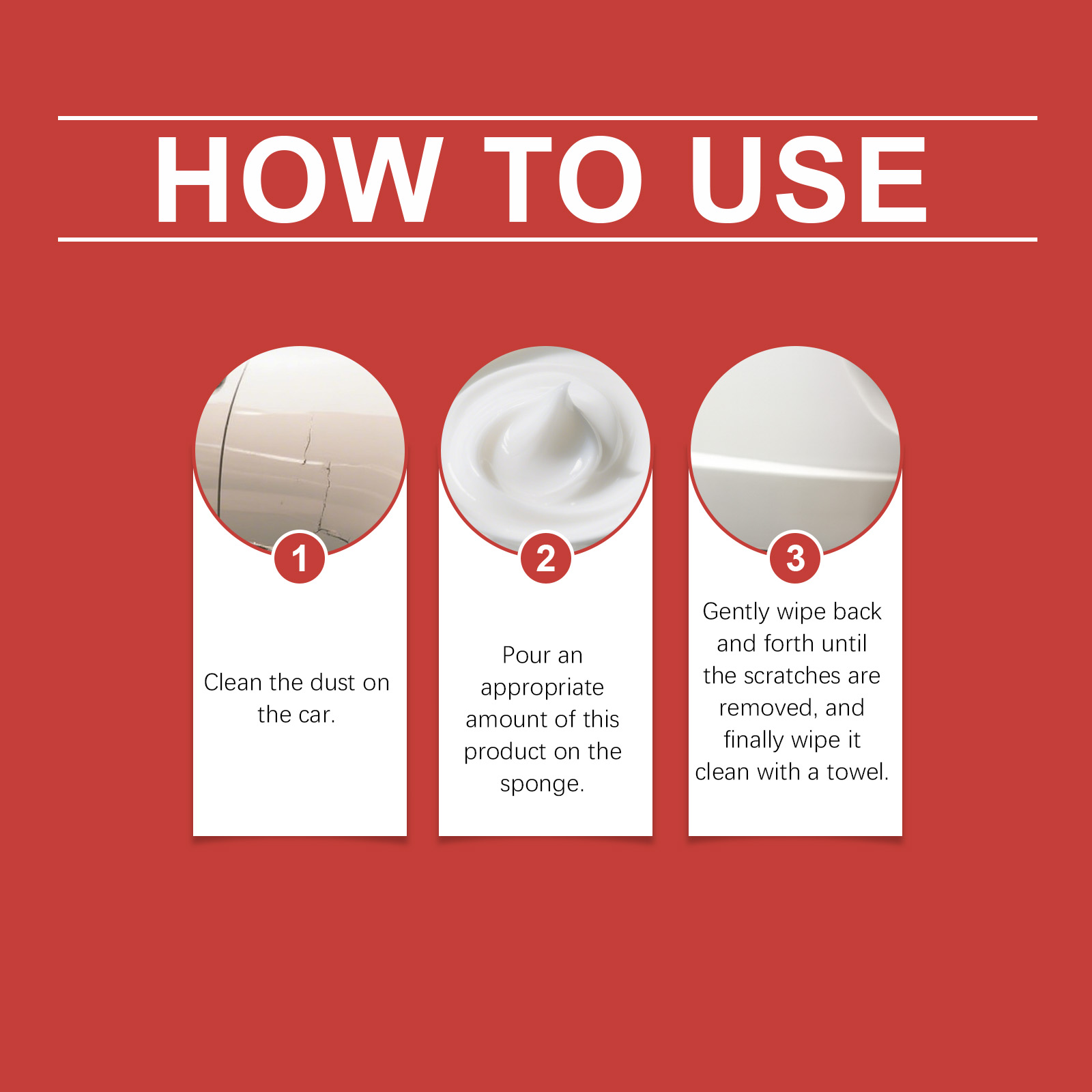 Car Scratch Care Wax Kit Paint Scratch Renew Polish Sand Surface Maintenance Care For Auto Coat
