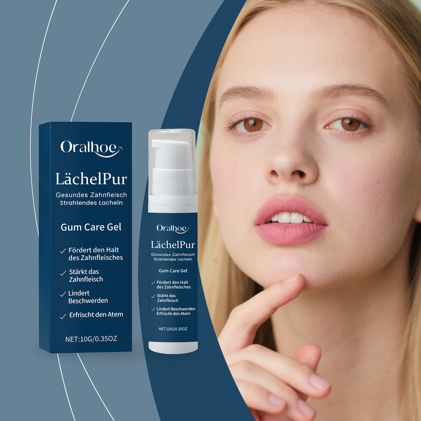 Teeth Care Gel Gentle Care Clean Comfort Teeth Fresh Natural Bright For Daily Use