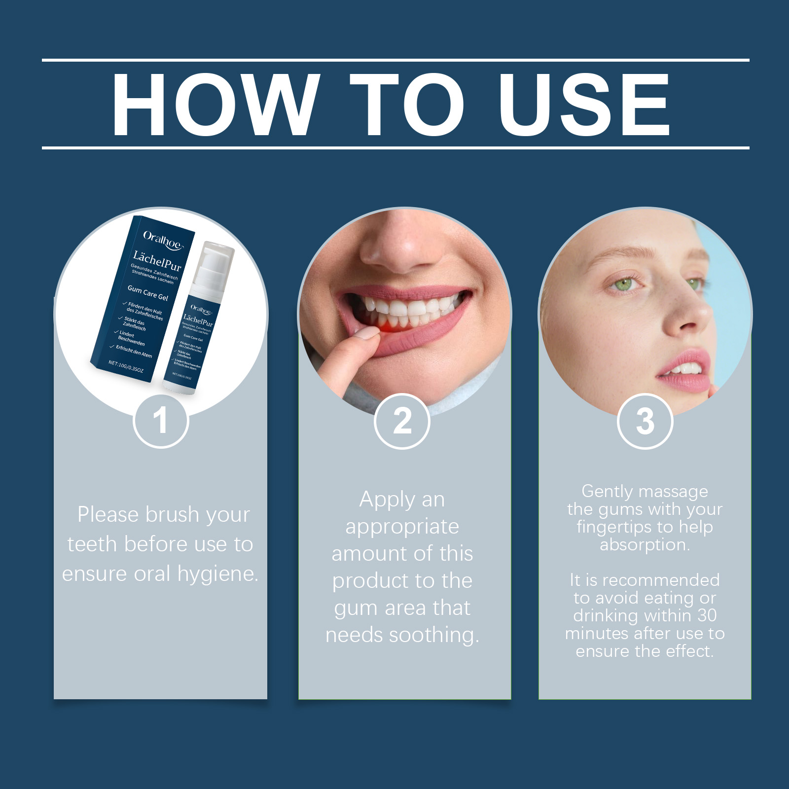Teeth Care Gel Gentle Care Clean Comfort Teeth Fresh Natural Bright For Daily Use