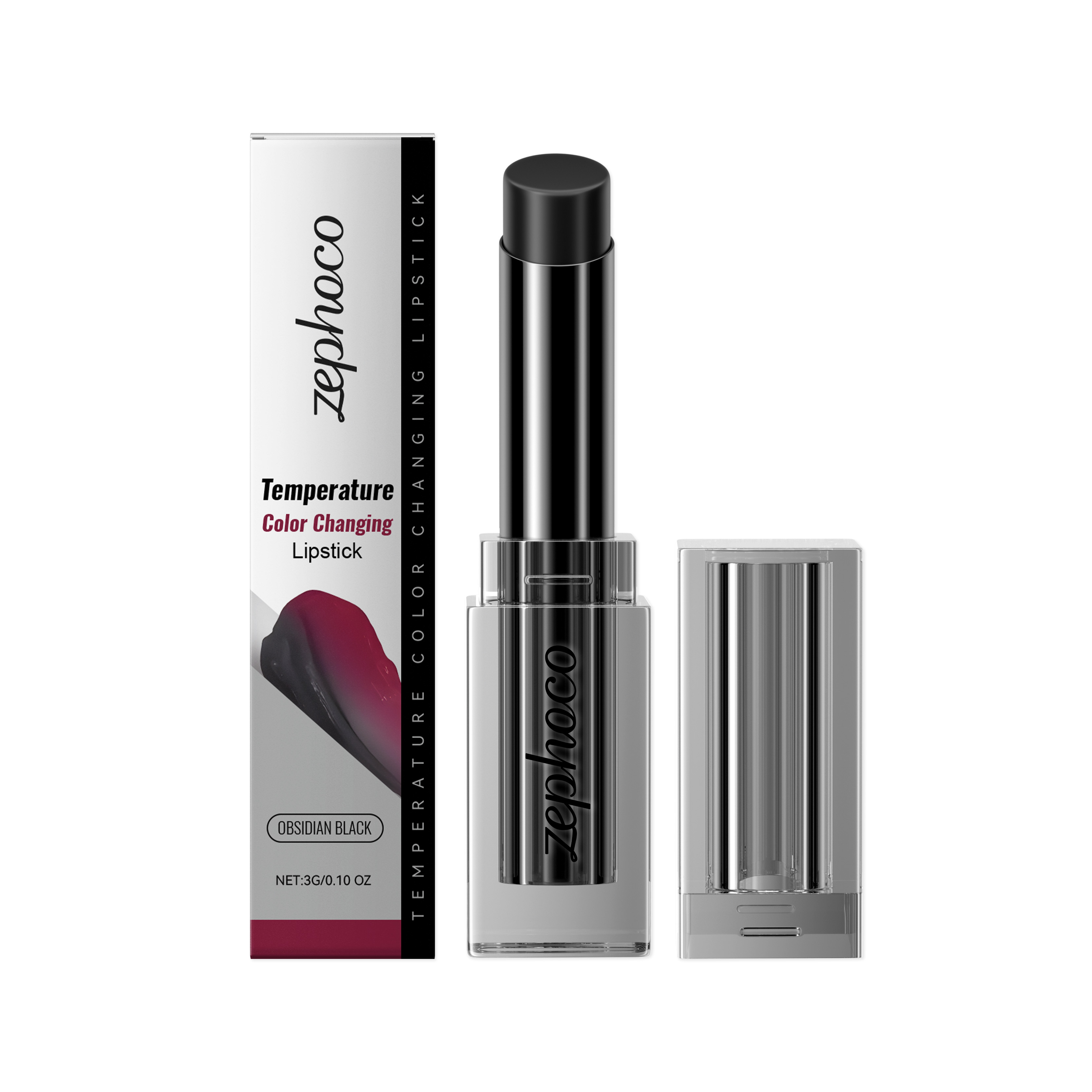 (Midnight Blue) Temperature Changing Lip Balm Care Nourish Moisturize Hydrate Improve Dry Lip Skin Balm