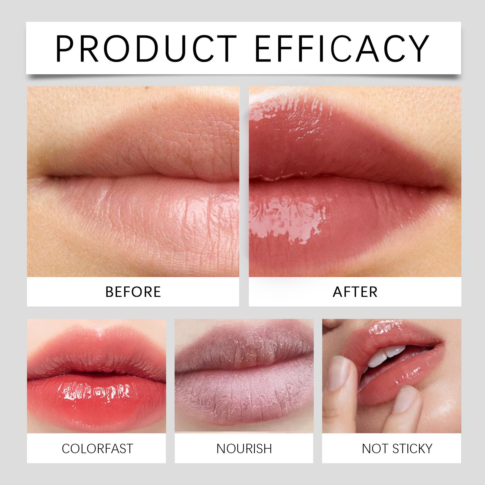 (Midnight Blue) Temperature Changing Lip Balm Care Nourish Moisturize Hydrate Improve Dry Lip Skin Balm