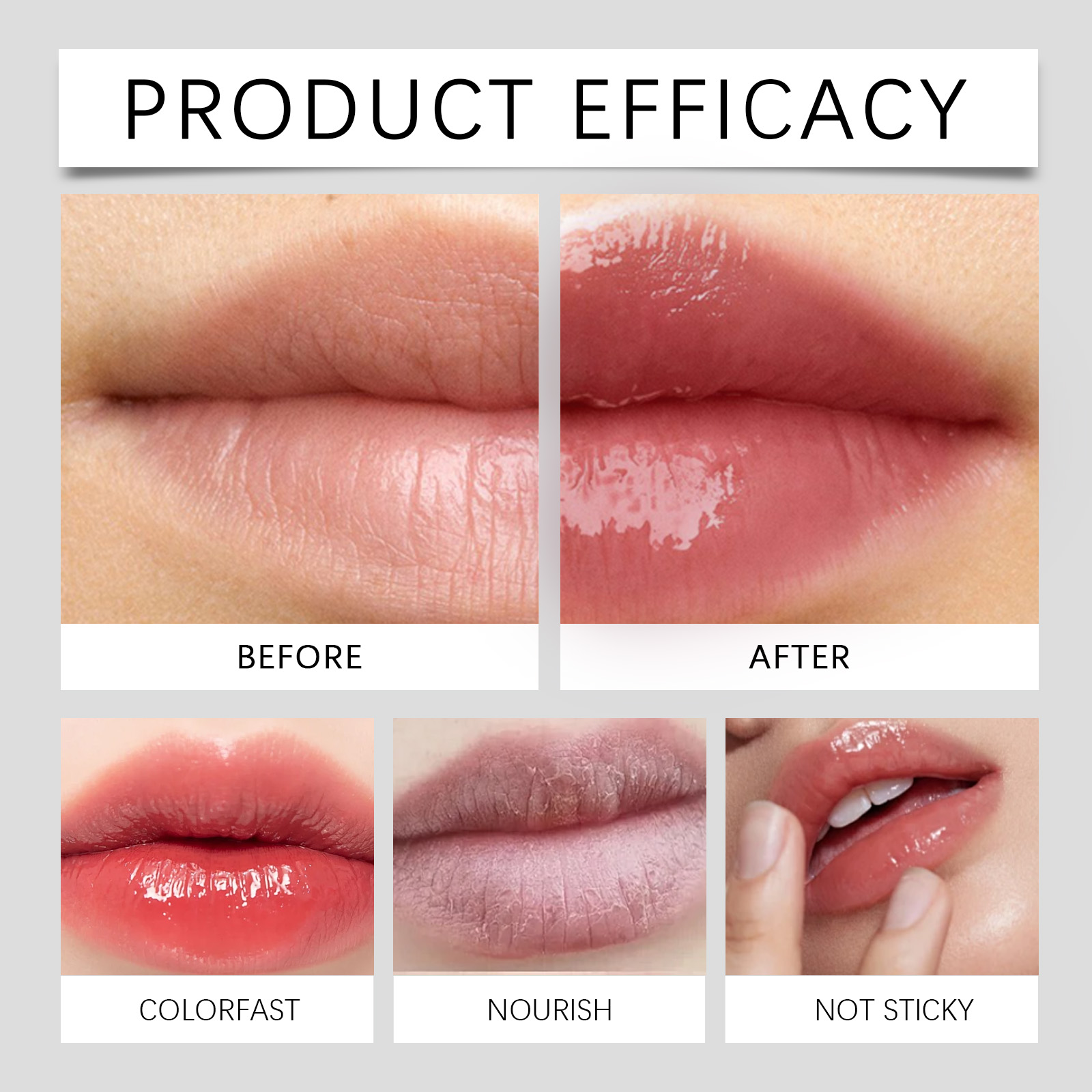 (Midnight Blue) Temperature Changing Lip Balm Care Nourish Moisturize Hydrate Improve Dry Lip Skin Balm