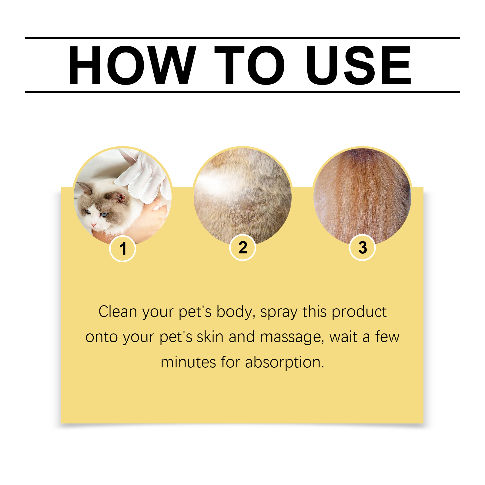 Pet Skin Care Spray With Mild Ingredients Relieve Pet Skin Discomfort External Care Spray