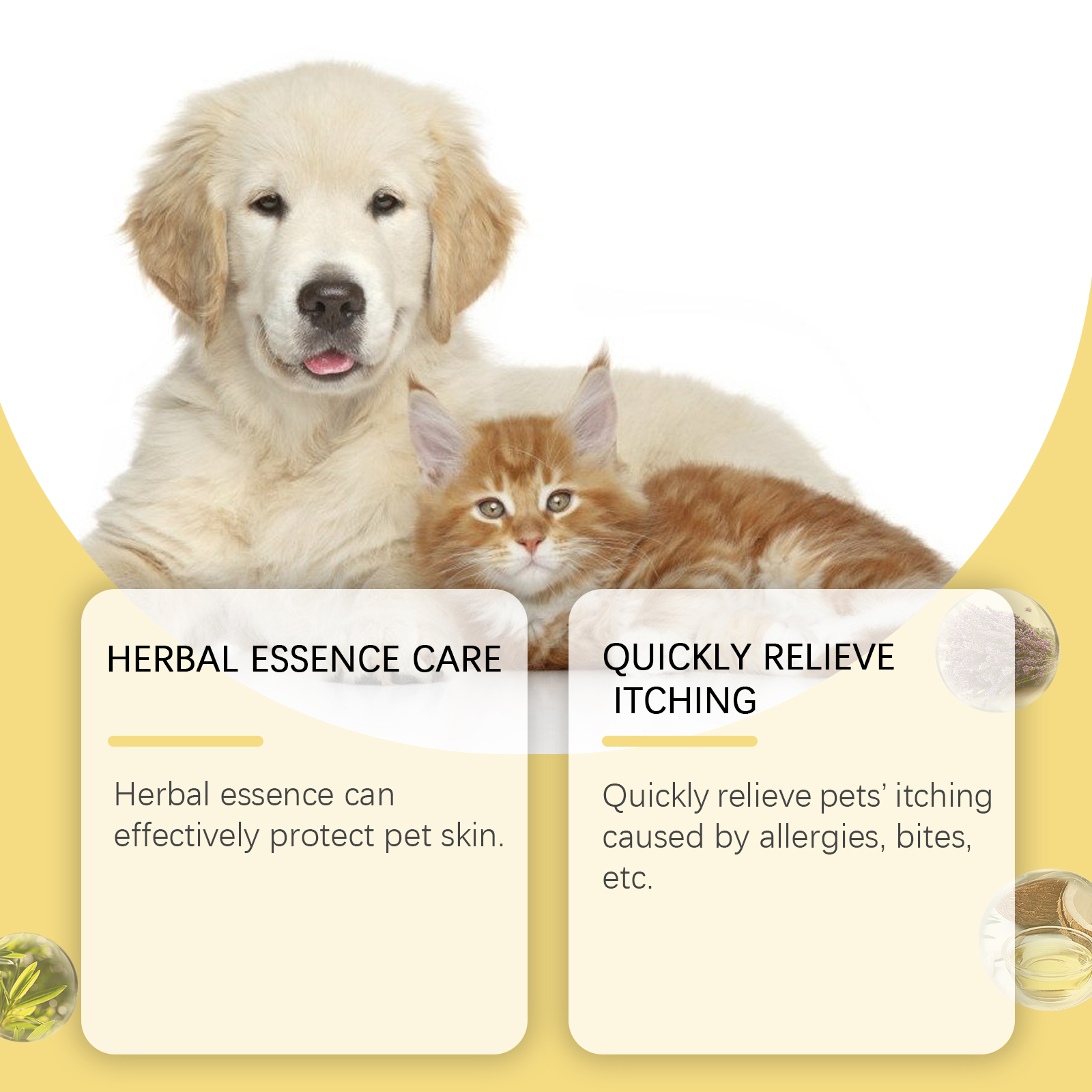 Pet Skin Care Spray With Mild Ingredients Relieve Pet Skin Discomfort External Care Spray