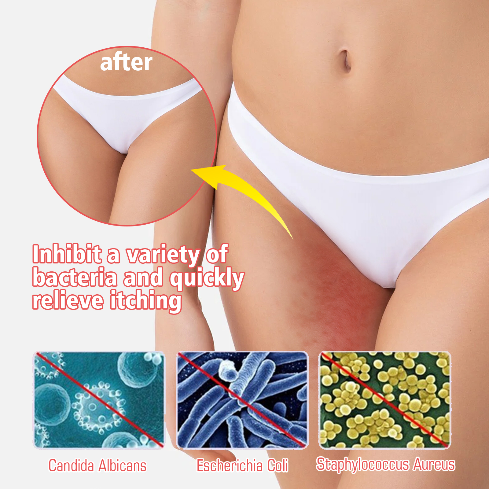 Leg Inner Thigh Care Cream Moisturizing Soothing For Women Private Area Odor Control Daily Skin Nourishment