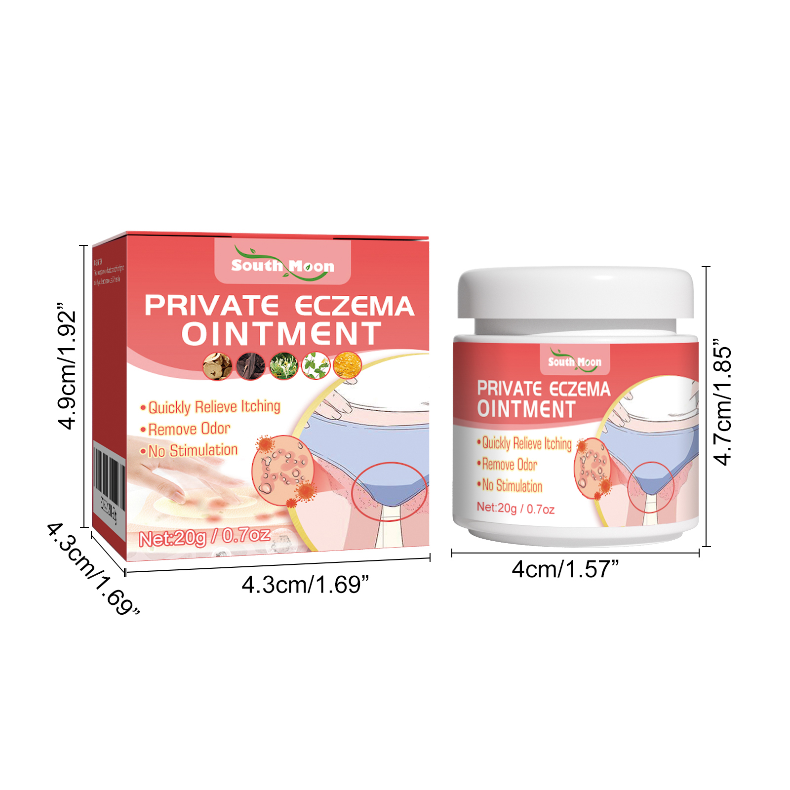 Leg Inner Thigh Care Cream Moisturizing Soothing For Women Private Area Odor Control Daily Skin Nourishment