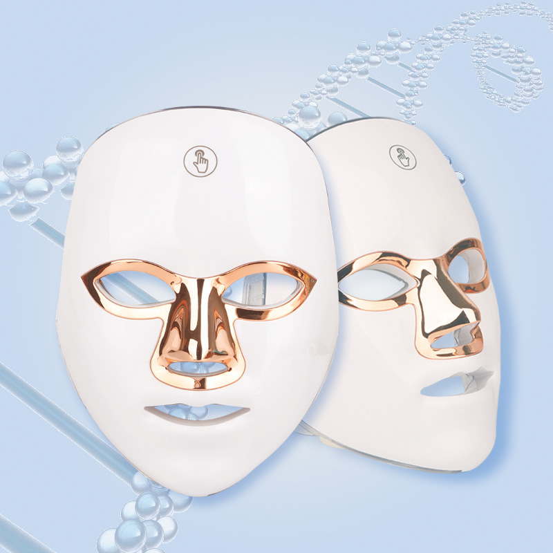 Home Use Led Red Light Therapy Facial Masks Photon Beauty Led Mask 7 Colors Skin Rejuvenation Lightening Whitening Facial Care
