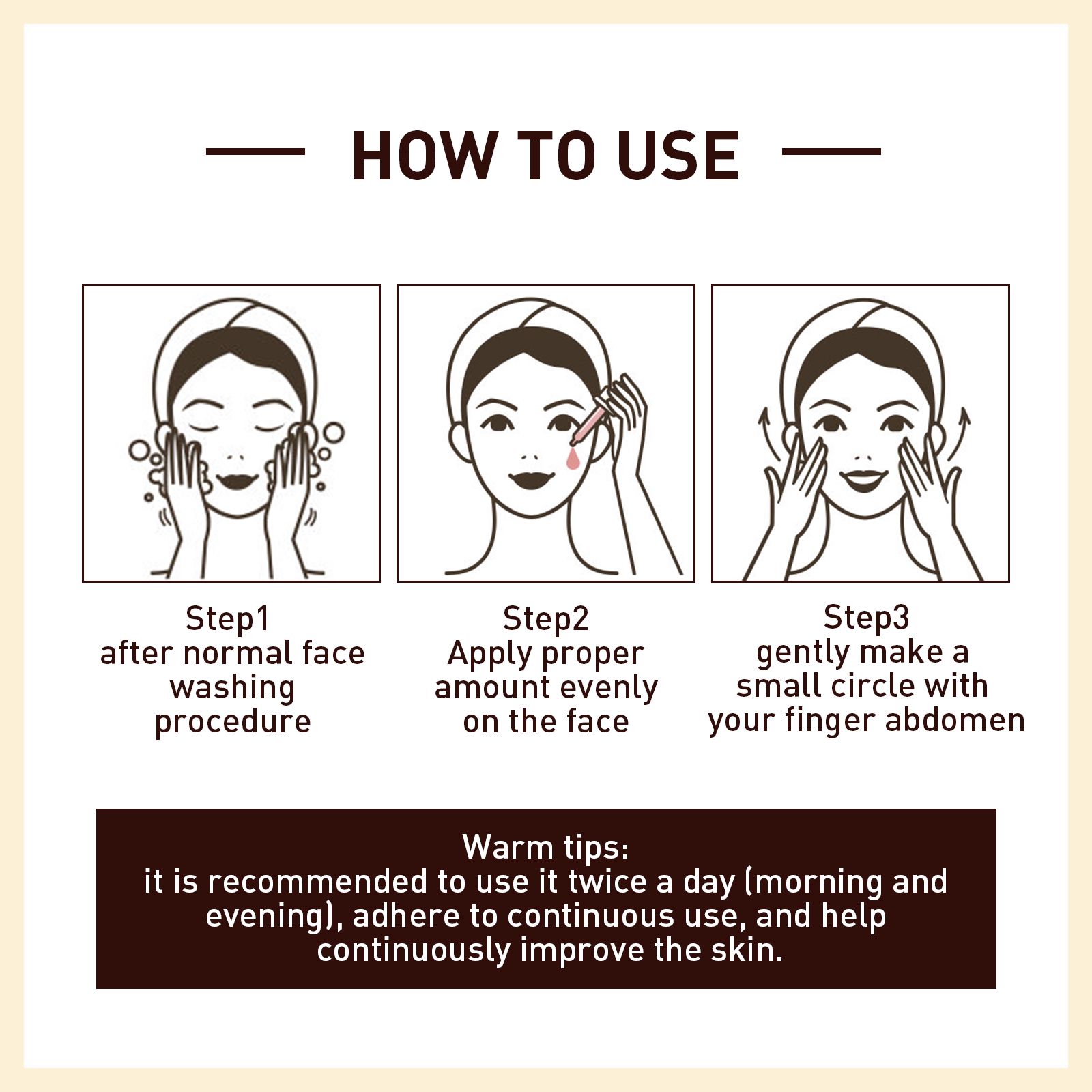 Rice Anti Wrinkle Serum Hydrating Firming Brightening For Daily Face Care 30ml