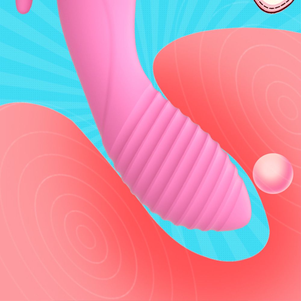 (Rose Red) Rabbit Vibrator for Women Female Masturbator G Spot Vibrating Wand Sex Toy Orgasm Couples Flirting Toy Rechargeable Massagers