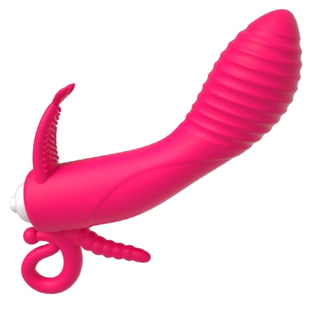 (Rose Red) Rabbit Vibrator for Women Female Masturbator G Spot Vibrating Wand Sex Toy Orgasm Couples Flirting Toy Rechargeable Massagers