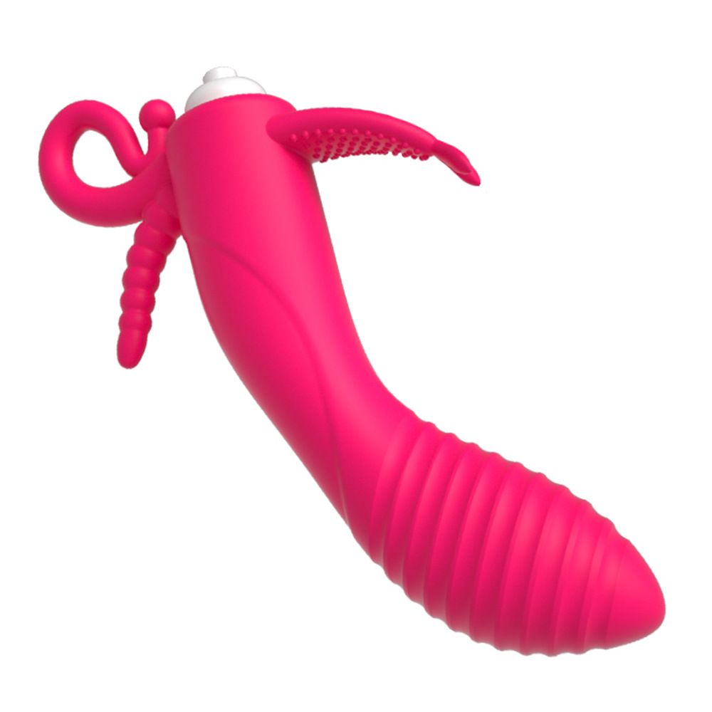(Rose Red) Rabbit Vibrator for Women Female Masturbator G Spot Vibrating Wand Sex Toy Orgasm Couples Flirting Toy Rechargeable Massagers