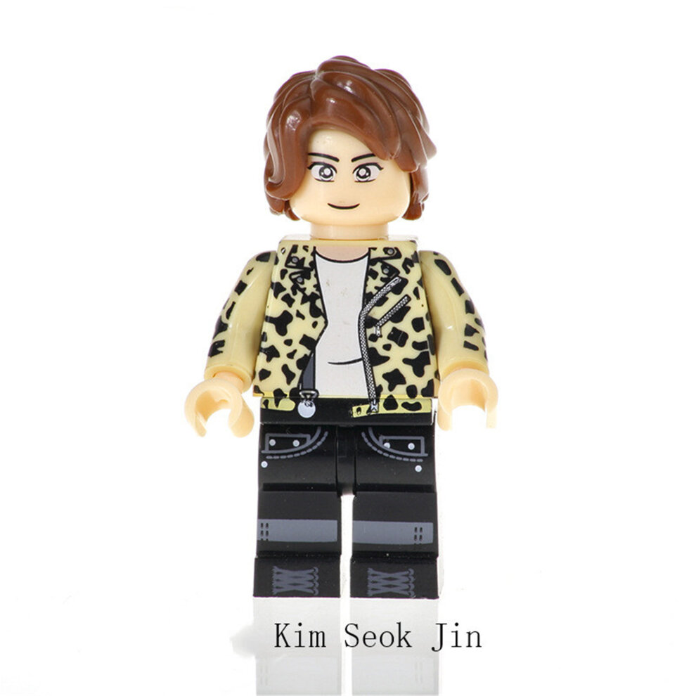 7Pcs Bangtan Boys BTS Building Block Minifigures Toys Best Action Figures Gift Fit Lego