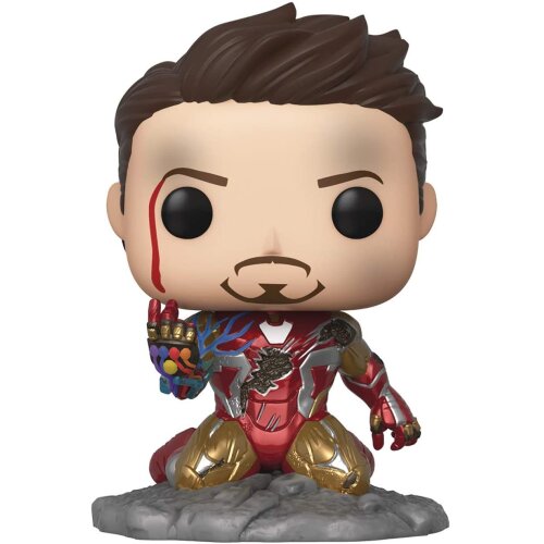 Funko pop Avengers Endgame I Am Iron Man Glow In The Dark + Pop Protector