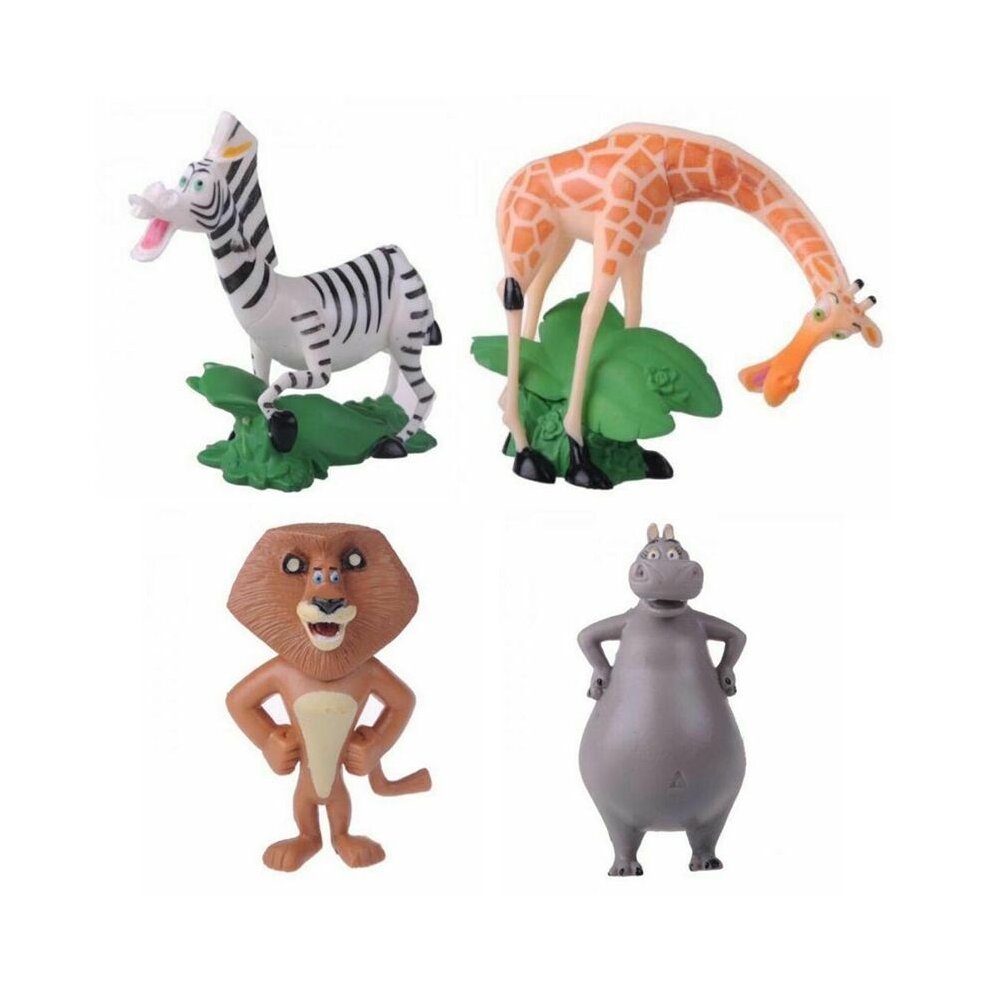 4Pcs Madagascar Movie Animal Penguin Kids Gift Toy