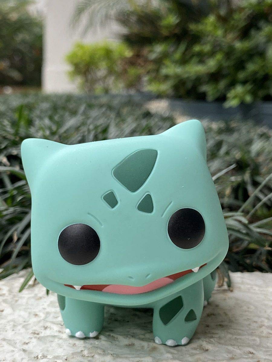 Funko Pop Action Figure Toys Pokémon Anime Games Bulbasaur Vinyl Figures Summer Convention Collection Models Doll Home Office Desk Decoration Christmas Gift for Cartoon Fans