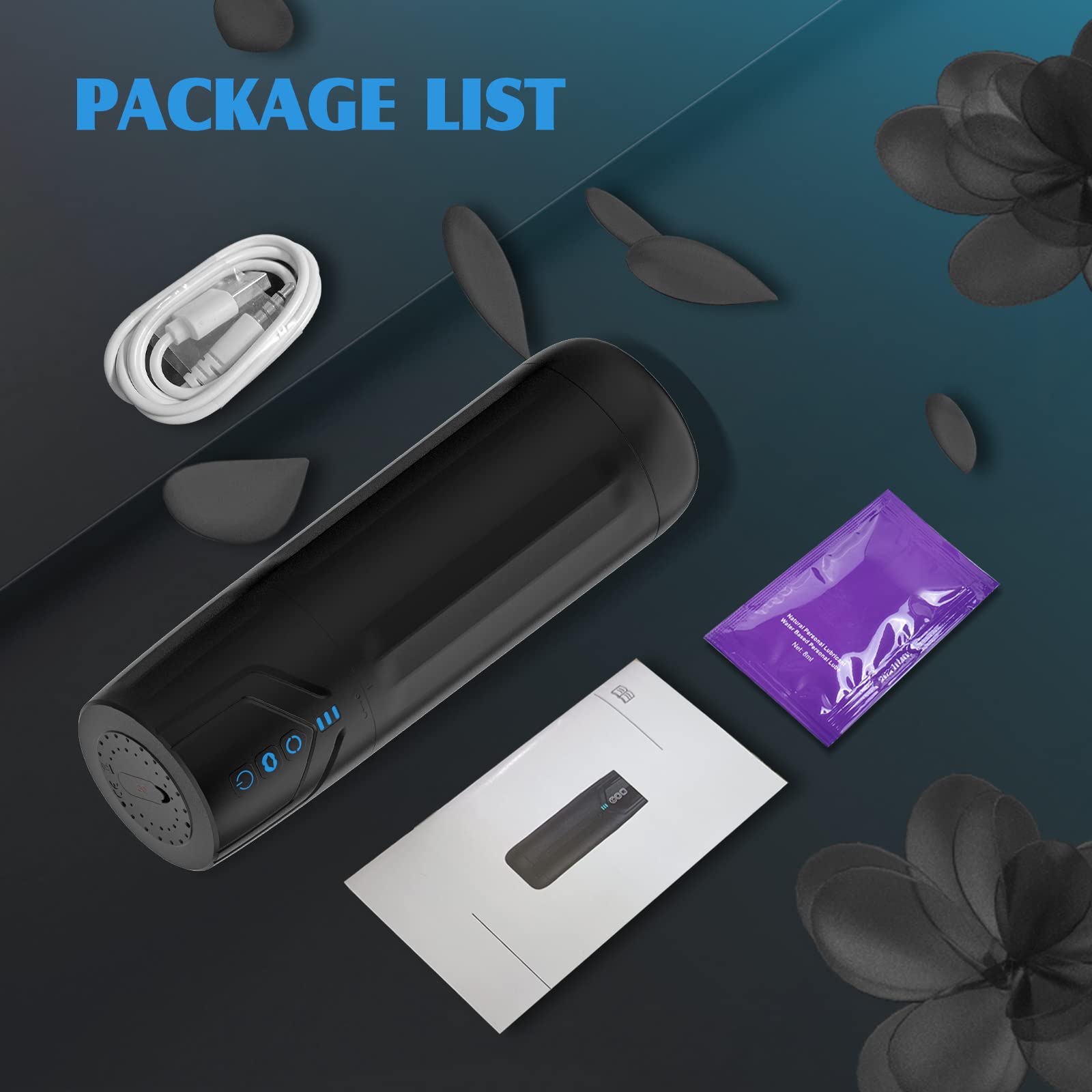 Automatic Male Masturbator Penis Pump Pocket Pussy Strokers 2 in 1 Sex Toys for Men Electric Orgasm Vibrator Adult Machine with 7 Rotation and 7 Suction Modes Waterproof Black