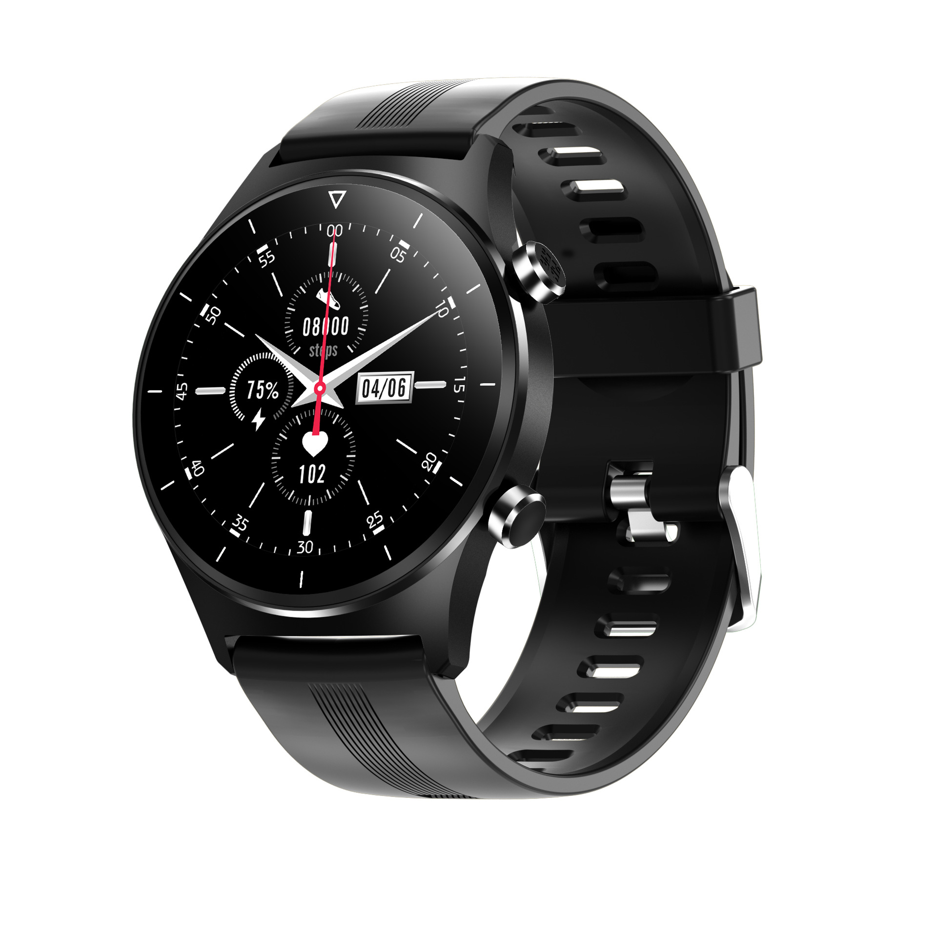 Custom Watch Dial Fitness Watch Music Player Activity Trackers Smartwatch For Android iOS Message Reminder