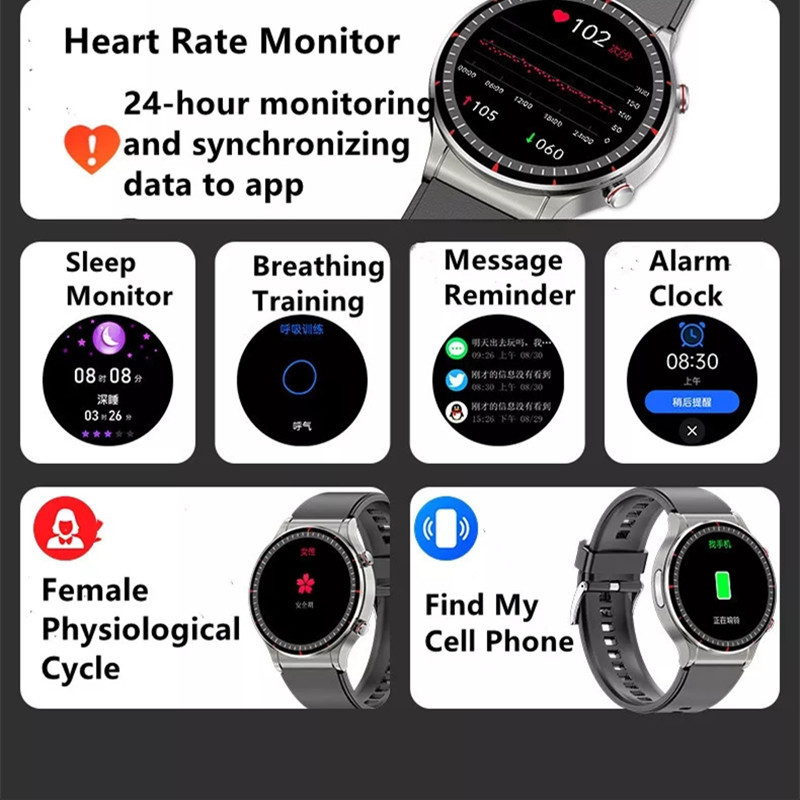 Smart Watch PPG+ECG Training Medical Grade Health Monitoring Smartwatch