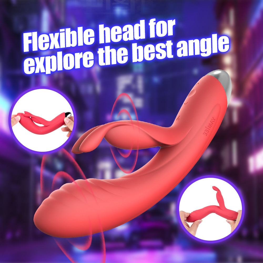 Rabbit G Spot Vibrator Adult Sex Toys Realistic Dildo Sexual Massager for Vaginal Clitorals Stimulation Dual Vibrating Motor