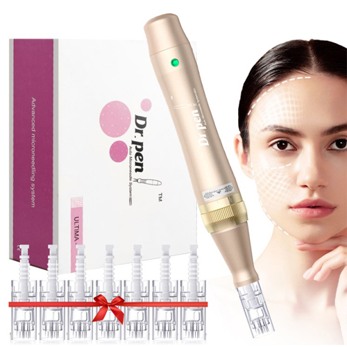 Dr. Pen Ultima M5 Microneedling Pen Professional Wireless Auto Derma Beauty Pen for Face and Body Skin Care Tool Kit With 12PCS Cartridges