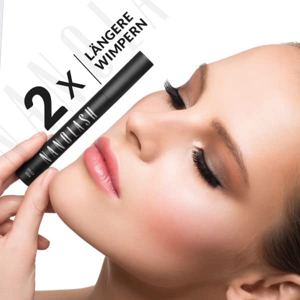 Nanolash Eyelash Growth Serum Conditioner for Enhancing Long Luscious Eyelashes and Eyebrows 3ml