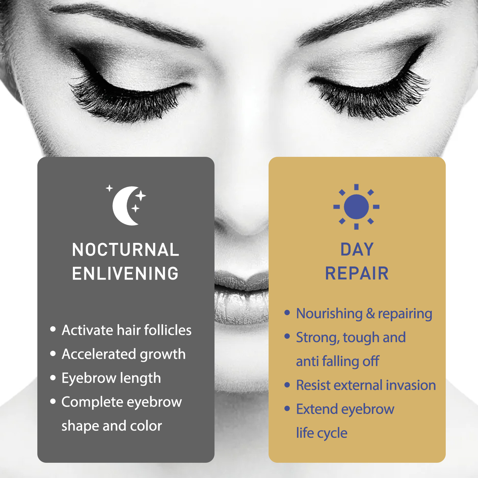 Eyelash Growth Enhancer Moisturizing Eyelash Nourishing Essence Eyelashes Enhancer Lash Lift Lengthening Fuller Thicker Eyelash Care Treatment Product