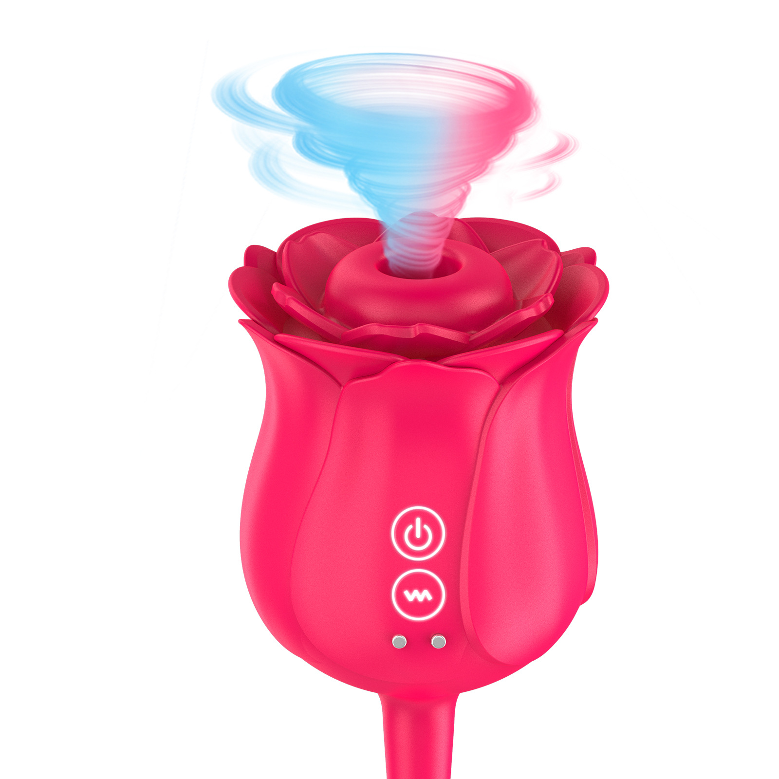 (Rose Red) Rose Vibrator Sex Toys for Adults Clit Vaginal Nipple Sucker Breast Enlarge Massager Masturbation
