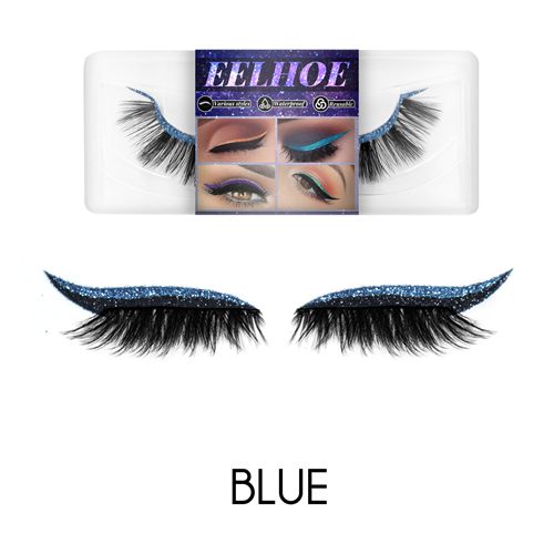 False Eyelashes Self-Adhesive European 3D Glue-free Imitation Mink Hair Eyelashes for Stage Eye Makeup