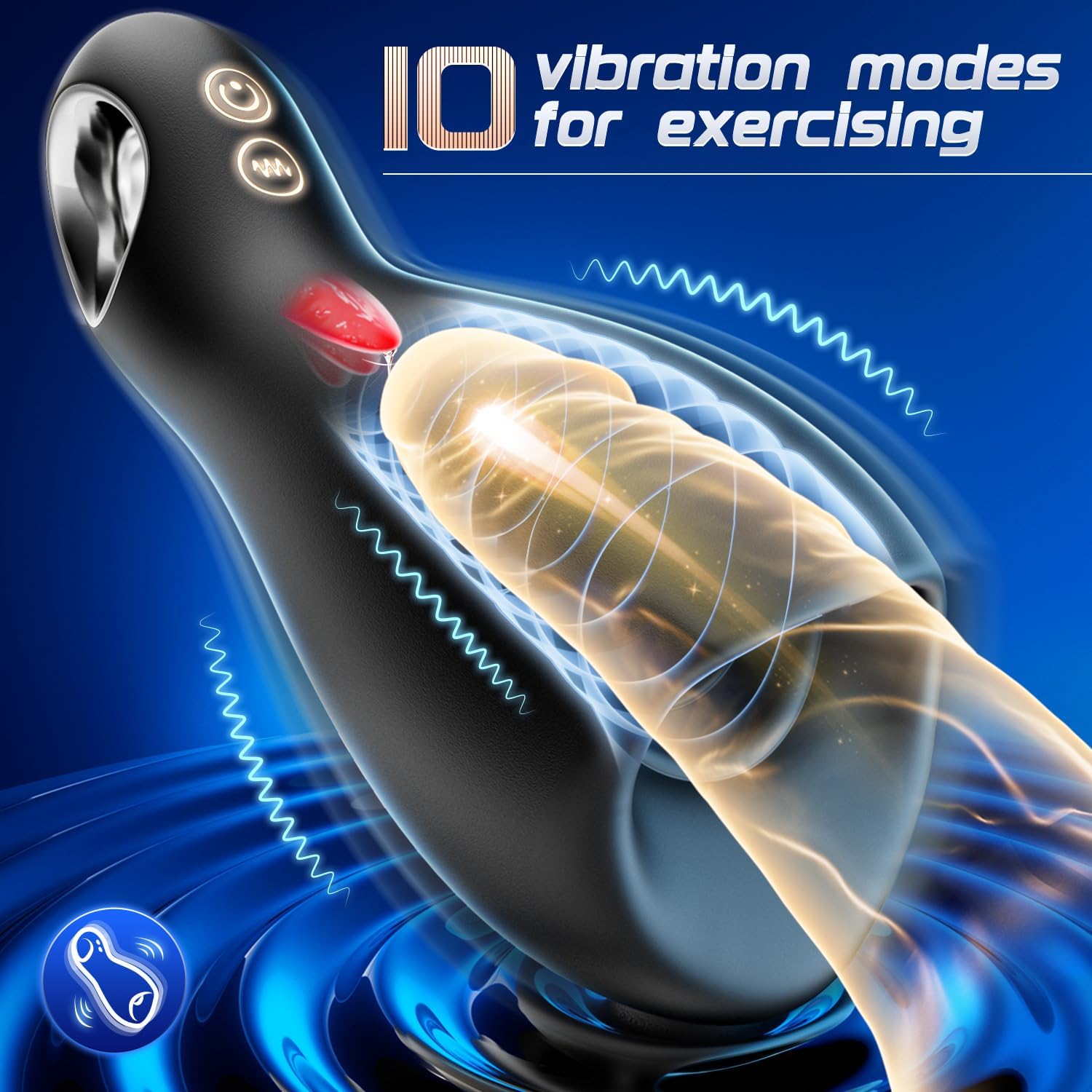 Masturbator Male Sex Toys for Men Male Mastusbator Tongue Licking Vibrating for Enhanced Training Adult Toys Men Vibrator Penis Sex Doll Toys